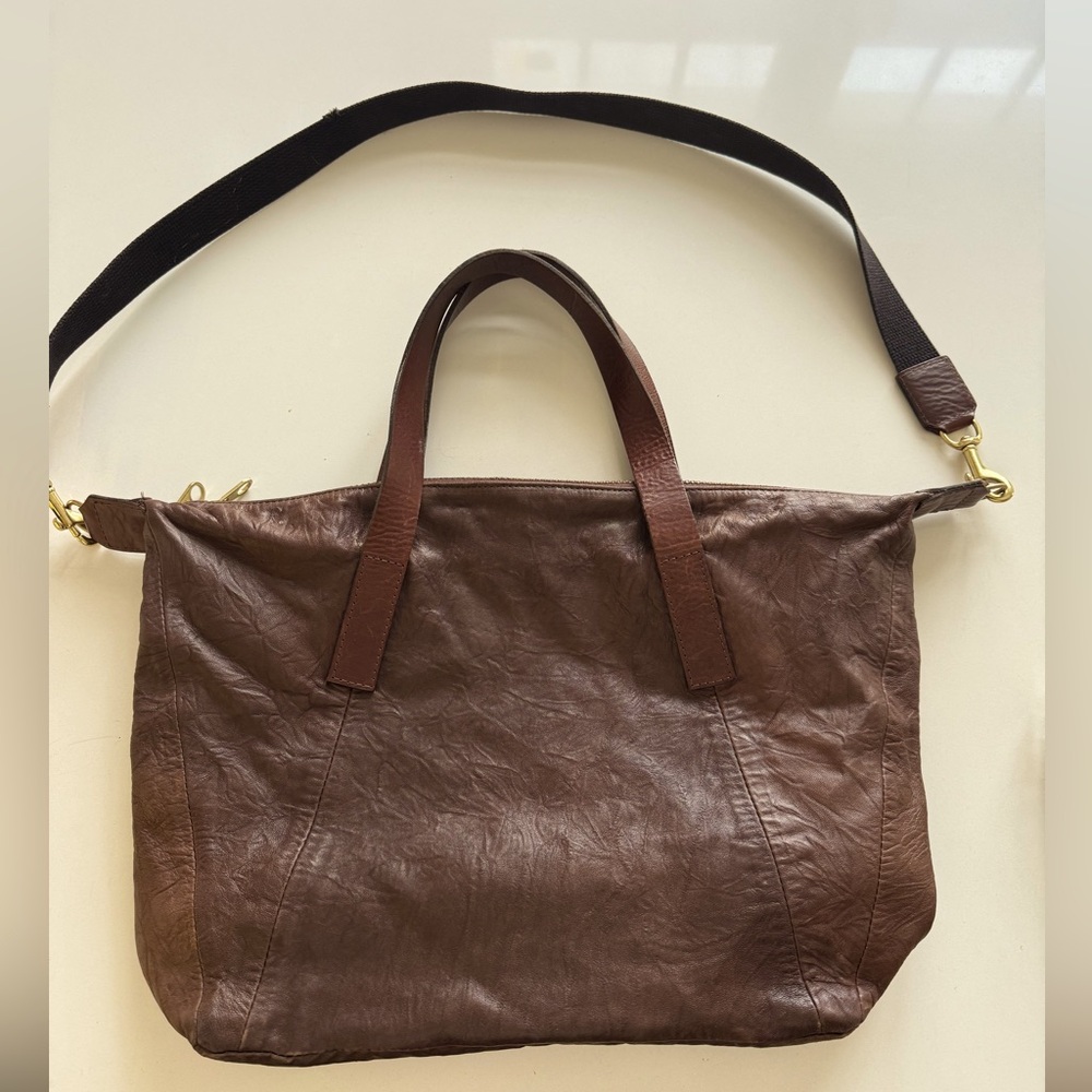 Brown Leather tote bag